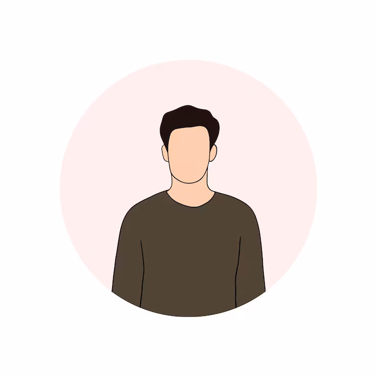 isolated young handsome man different poses white background illustration_632498 859